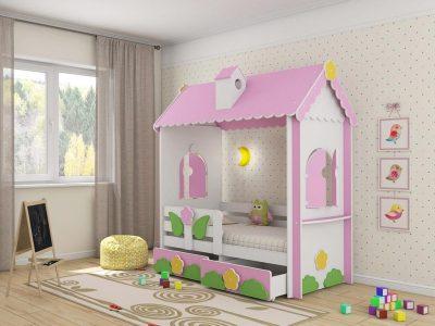 Детская мебель в Краснодар кровать домик