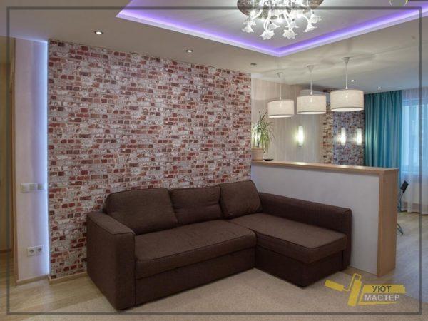 Отделка квартиры 54 м2